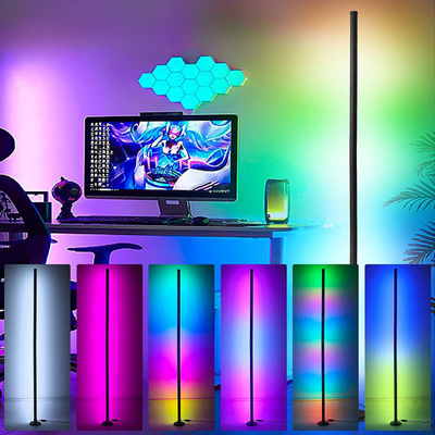 Visual RGB Floor Lamp – 145 cm mood light with app control and multi-color effect