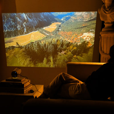 Visual Smart Projector - WiFi &amp; Bluetooth with 4K HD Support