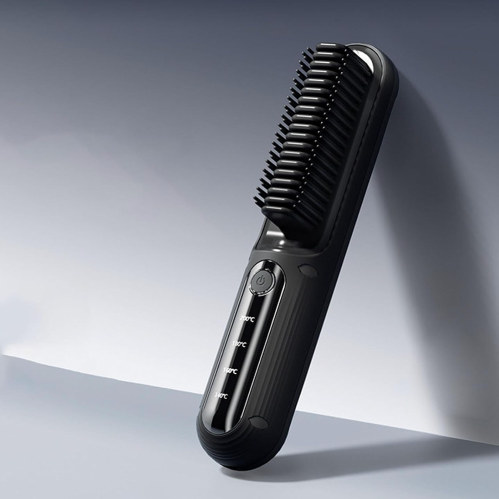 AirCare Go – Cordless hair straightening brush with 4 heat settings